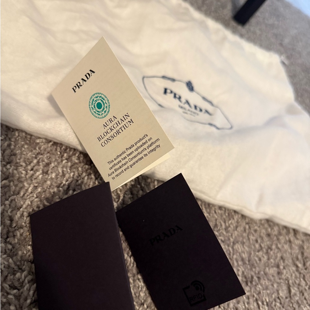 Prada Black Re Edition Saffiano Leather Mini Bag - Picture 9 of 13